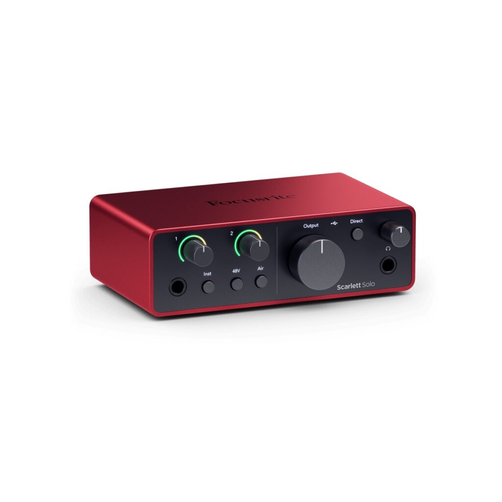 Focusrite Scarlett Solo 4th Gen Audio Interface