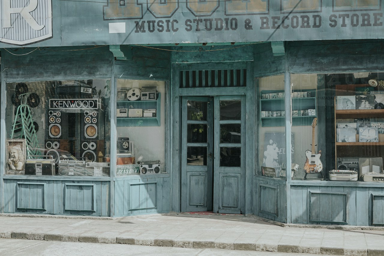 Musical instruments and studio equipment